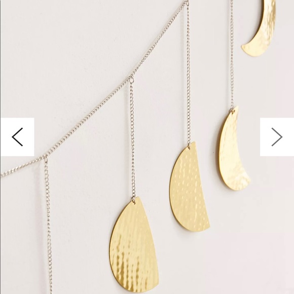 Hammered Extra-Long Metal Moon Cycle Banner - Picture 2 of 6